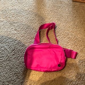 Lululemon pink Fanny pack